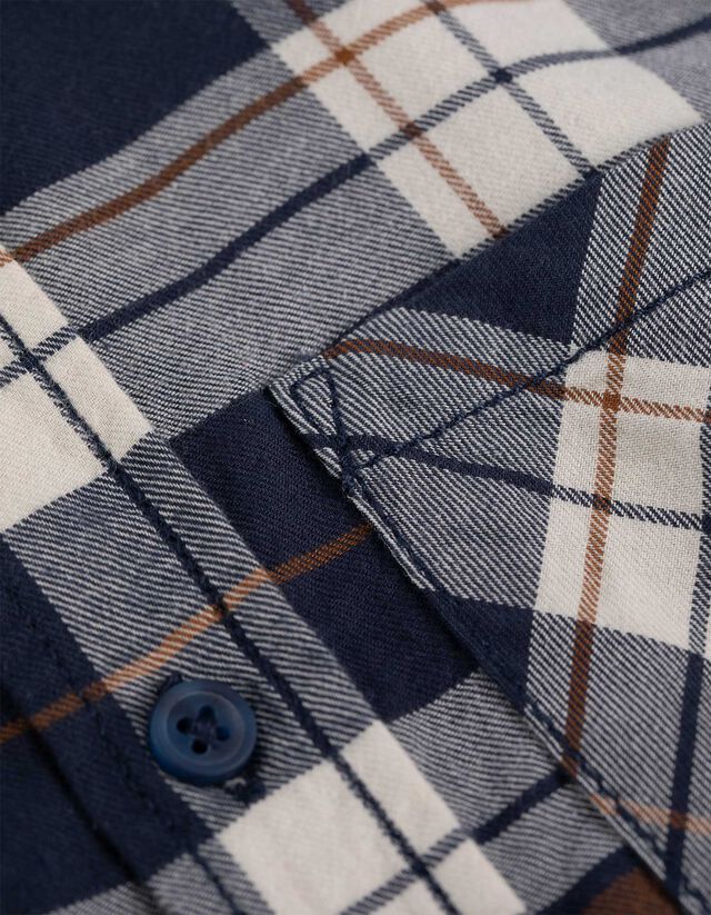 Férfi ing - Kockás - sotetkek