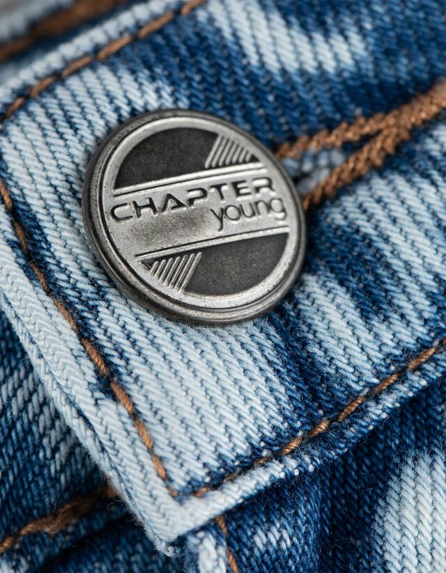 Farmernadrág - Bő fazon - fekete