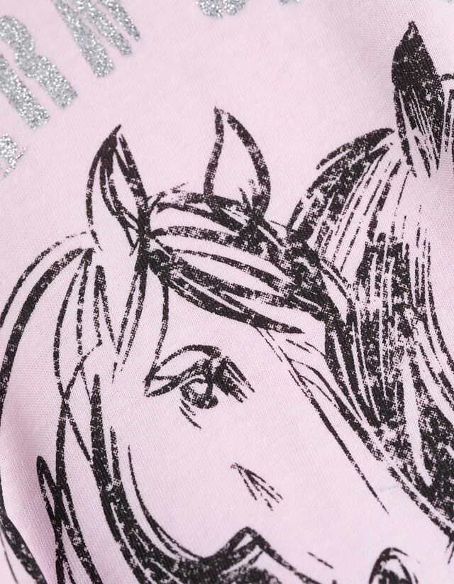 Hosszú ujjú felső - Elülső nyomtatás - pink