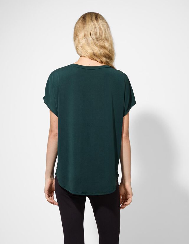 Póló - Lélegző szövet - mélyvörös