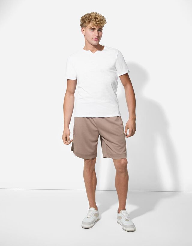 Póló - Póló nyakkivágása - sötétzöld