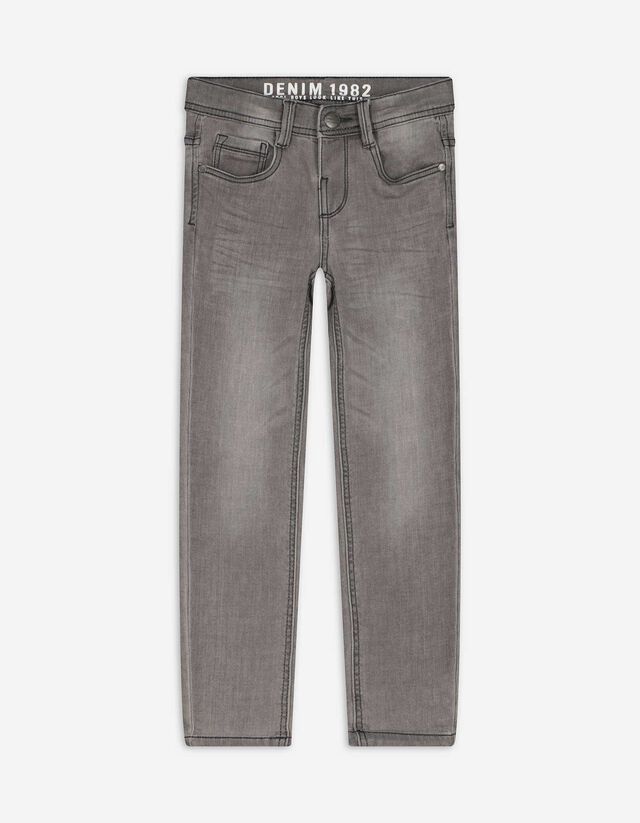 Farmernadrág - Viseltes hatás - sötétszürke