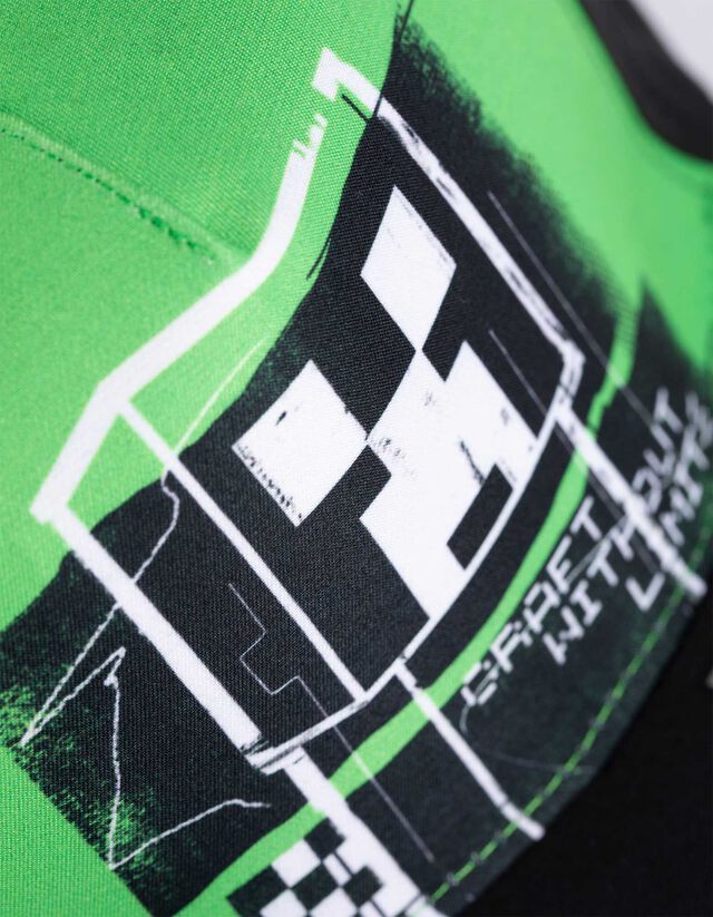 Baseball sapka - Minecraft - fekete