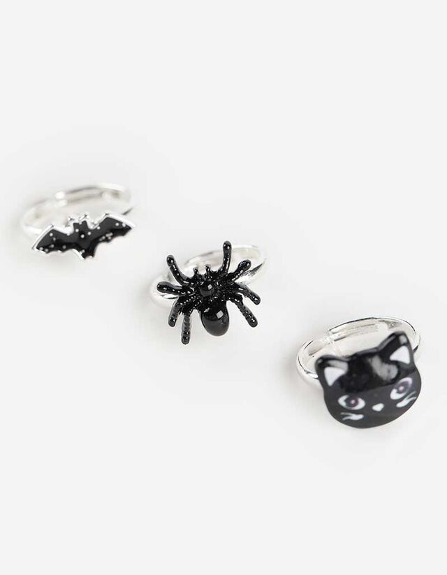 Gyűrű - 3 db-os csomag - fekete