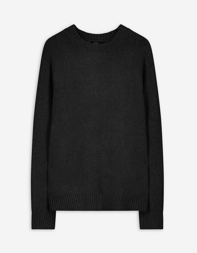 Pulóver - Kerek nyakkivágás - sotetkek