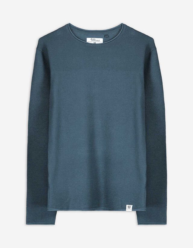 Pulóver - Kerek nyakkivágás - világos barna