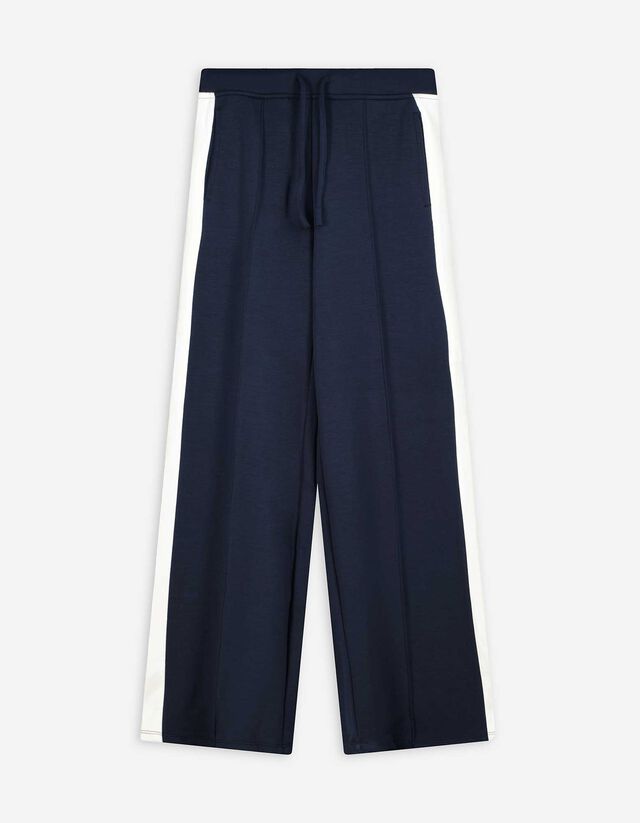 Nadrág - Eltérő színű csíkkal - fekete