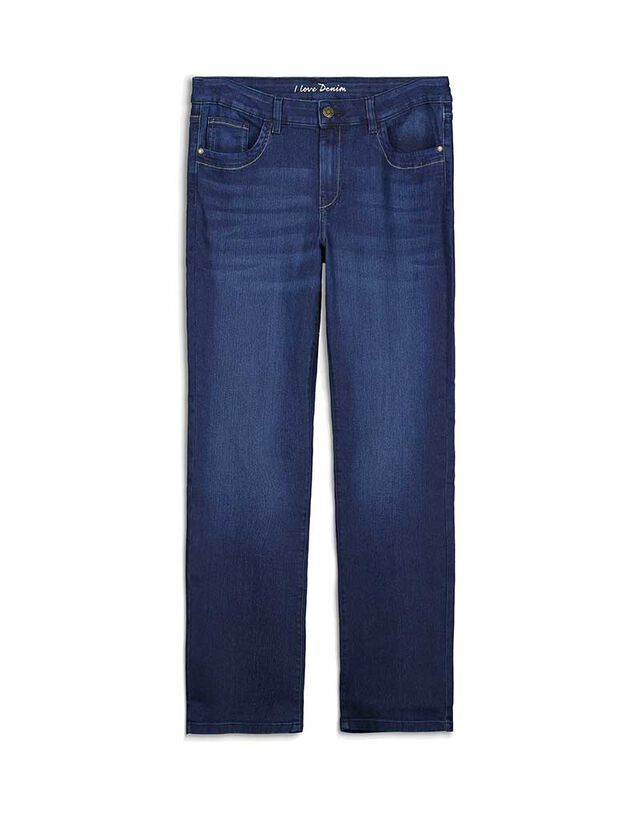 Farmernadrág - Varrásba állított zseb - sotetkek