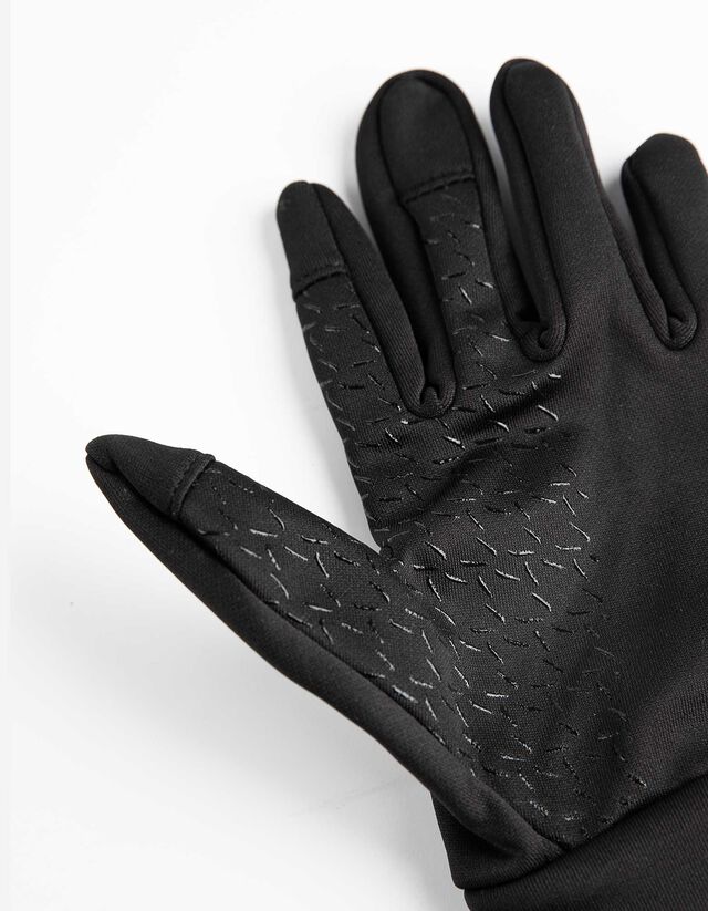 érintőképernyős kesztyűk - érintőképernyős - fekete