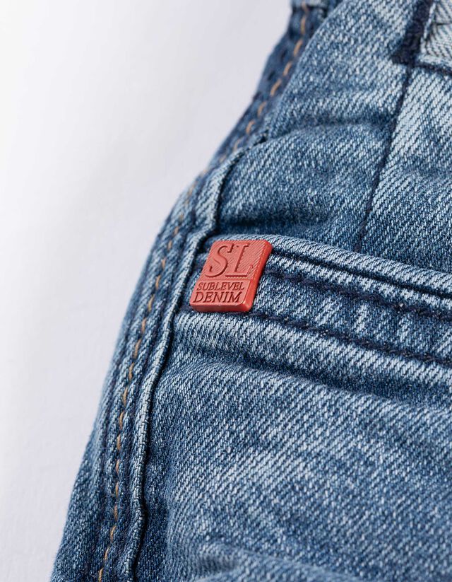 Farmernadrág - Egyenes fazon - sotetkek