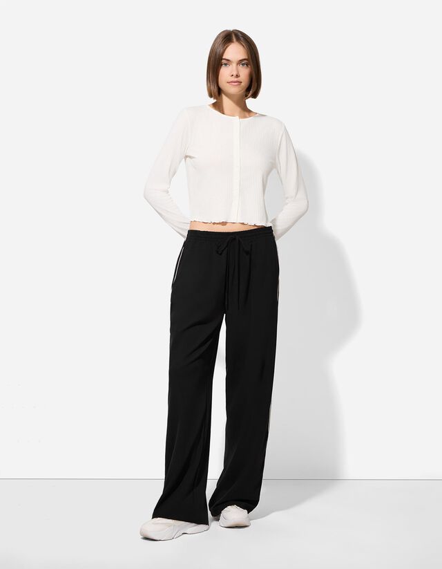 Melegítőnadrág - Széles fazon - zöld