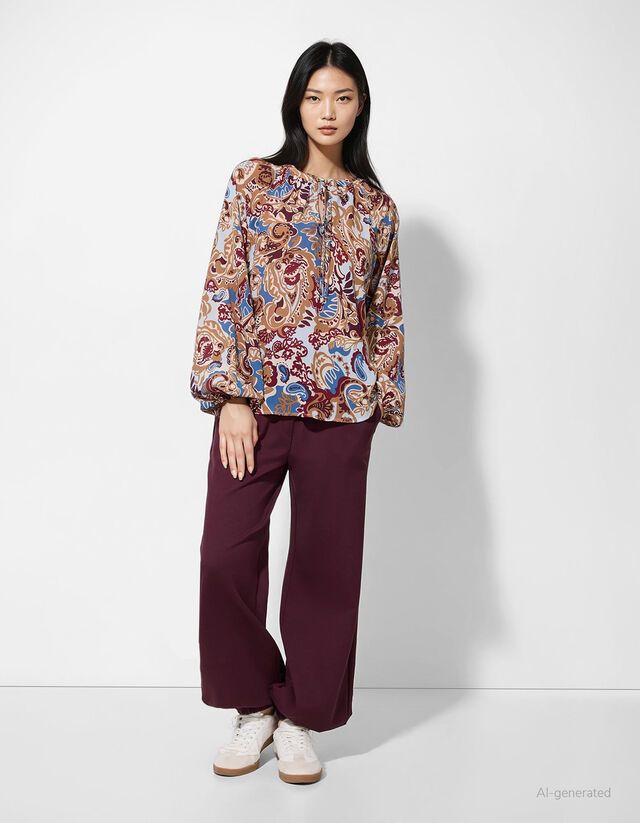 Nadrág - Ballon szabás - barna