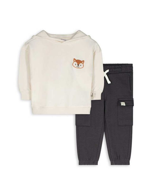 Sweatshirt és nadrág szett - Melegítőszövet - feher