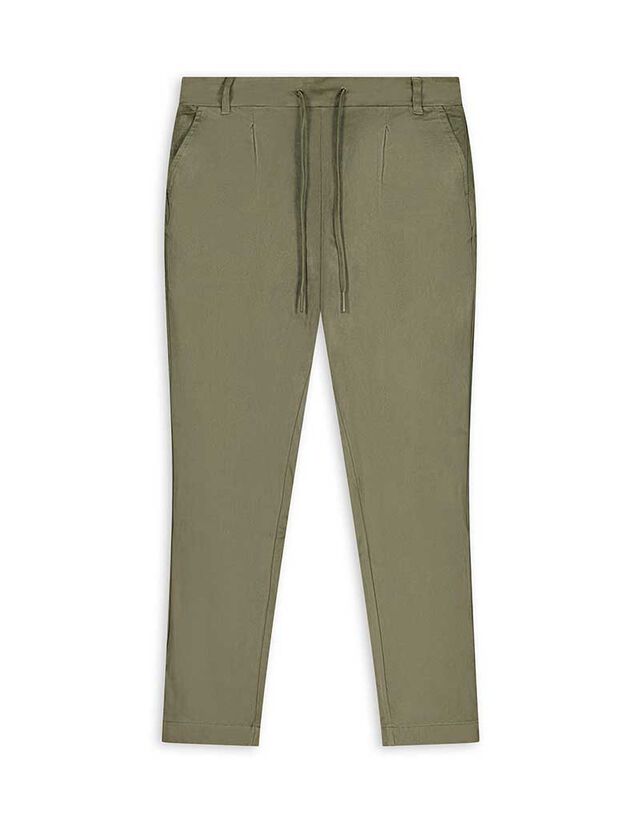 Nadrág - Velúr utánzat - sötétbarna