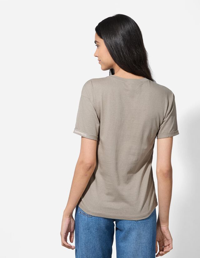 Póló - Hímzésekkel - fekete