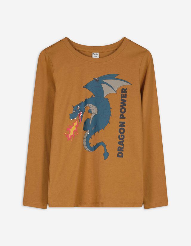 Hosszú ujjú felső - Pamut - bézs