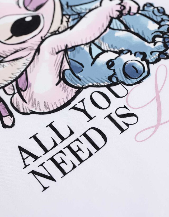 Póló - Lilo és Stitch - fekete