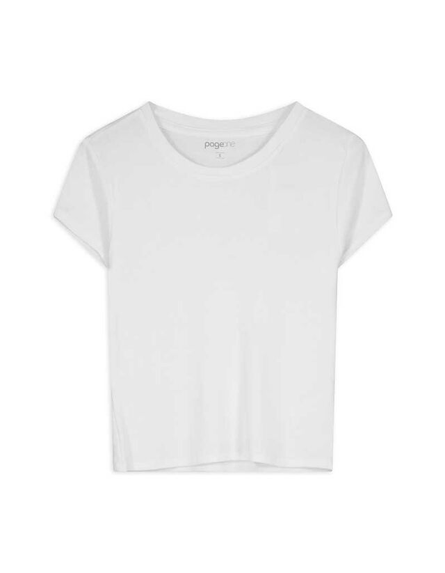 Póló - Bordázott - rozsaszin