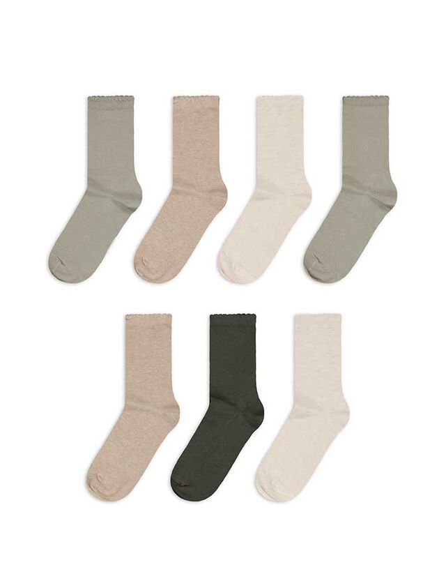 Zokni - 7 db-os csomag