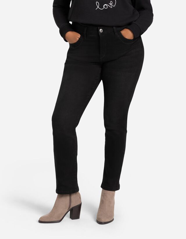 Farmernadrág - Bokahossz - fekete