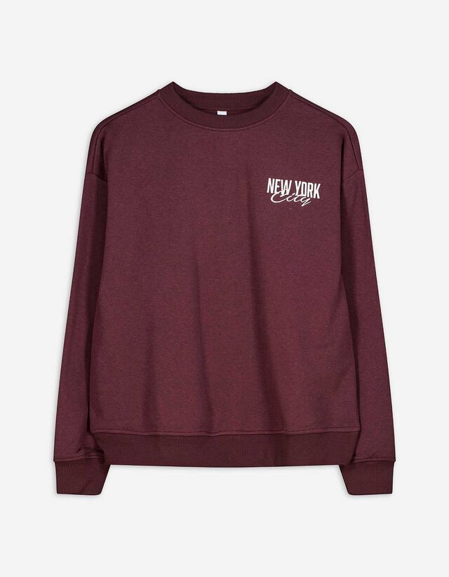 Melegítőfelső - Hátul nyomtatott minta - vilagoskek