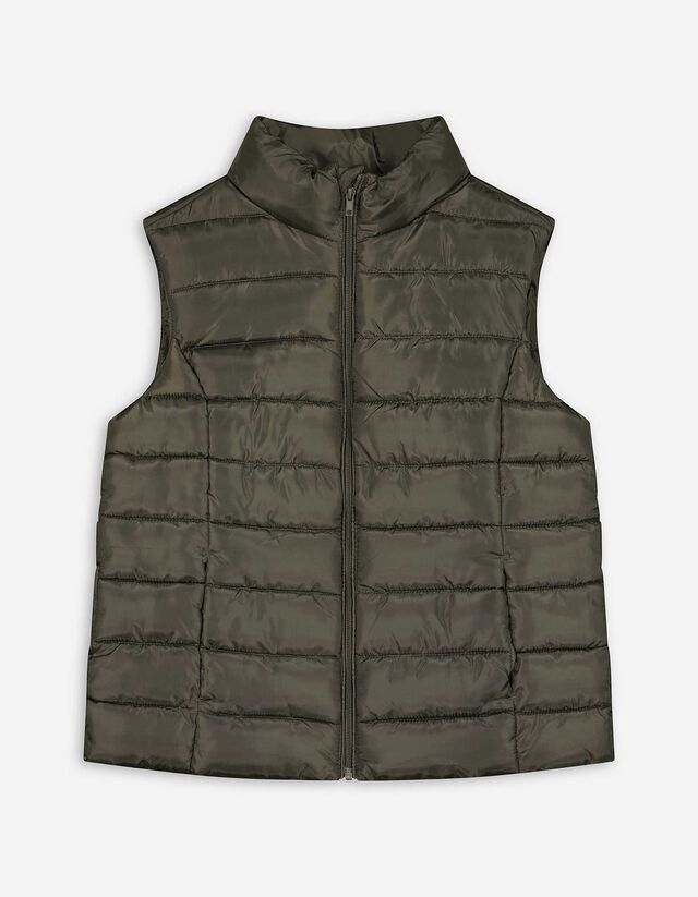 Steppelt mellény - Egyszínű - világos barna