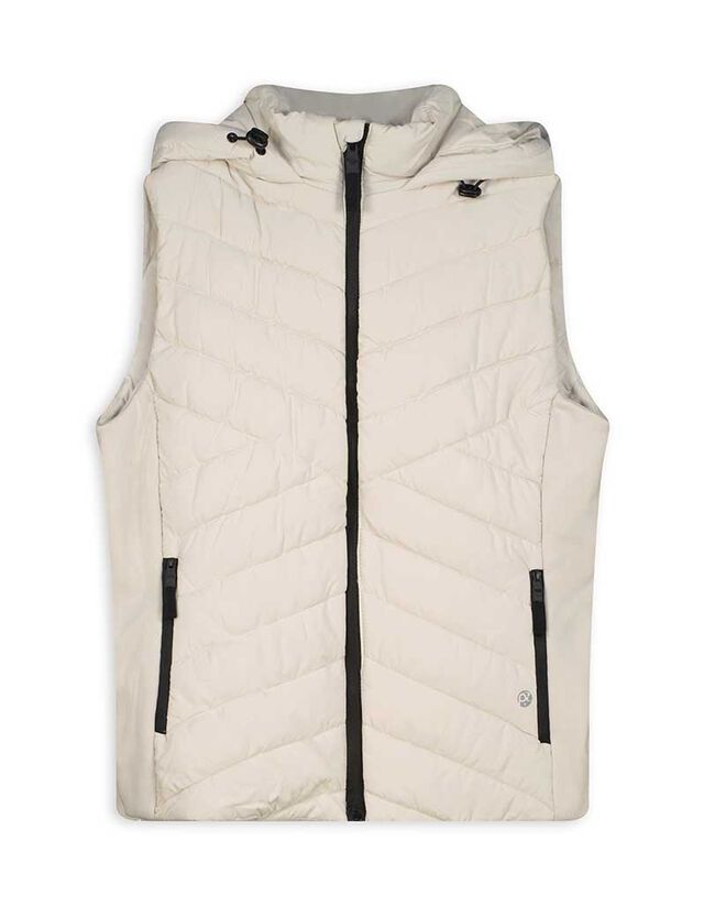 Steppelt mellény - Steppelt varrással - feher