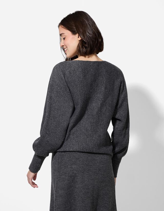 Pulóver - sötétszürke