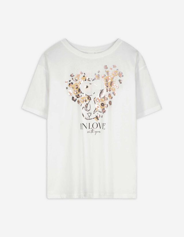 Póló - Snoopy - feher