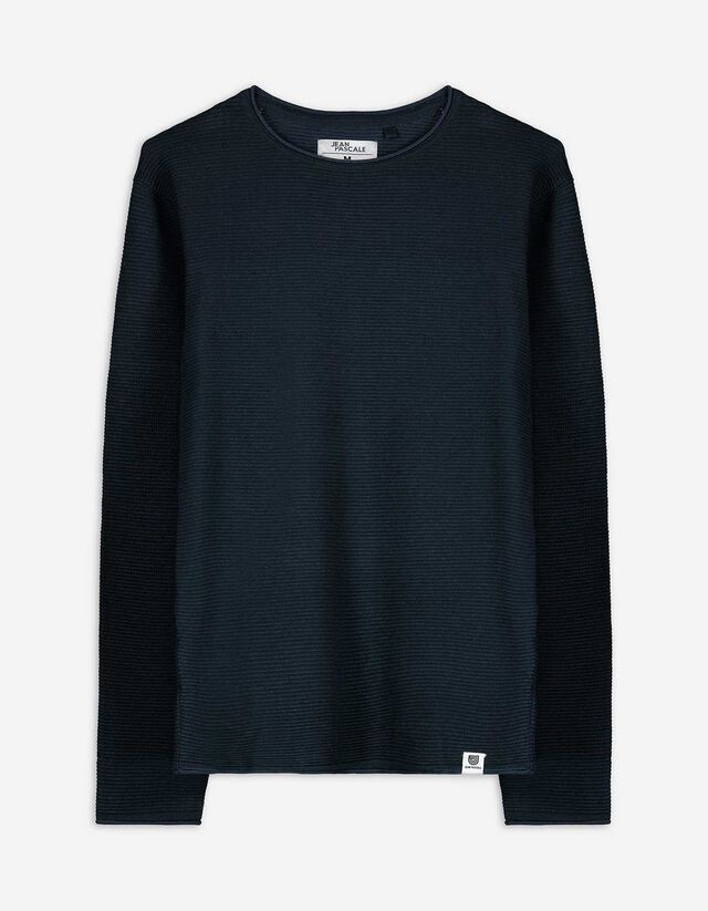 Pulóver - Kerek nyakkivágás - világos barna