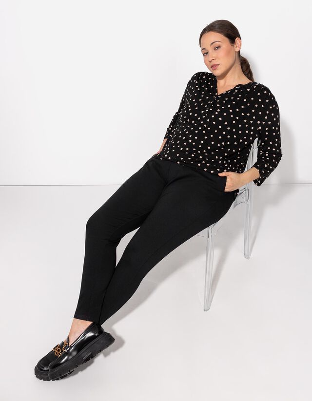 Melegítőnadrág - Zsinóros - fekete