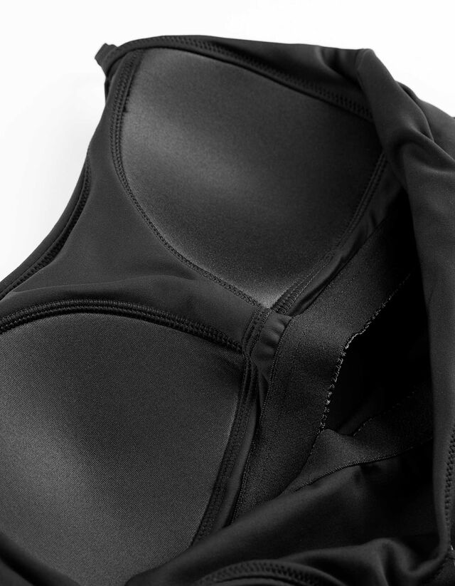 Ujjatlan felső - Lélegző szövet - fekete