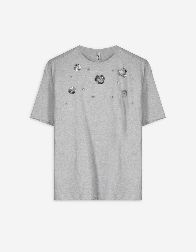 Póló - Strasszokkal - feher