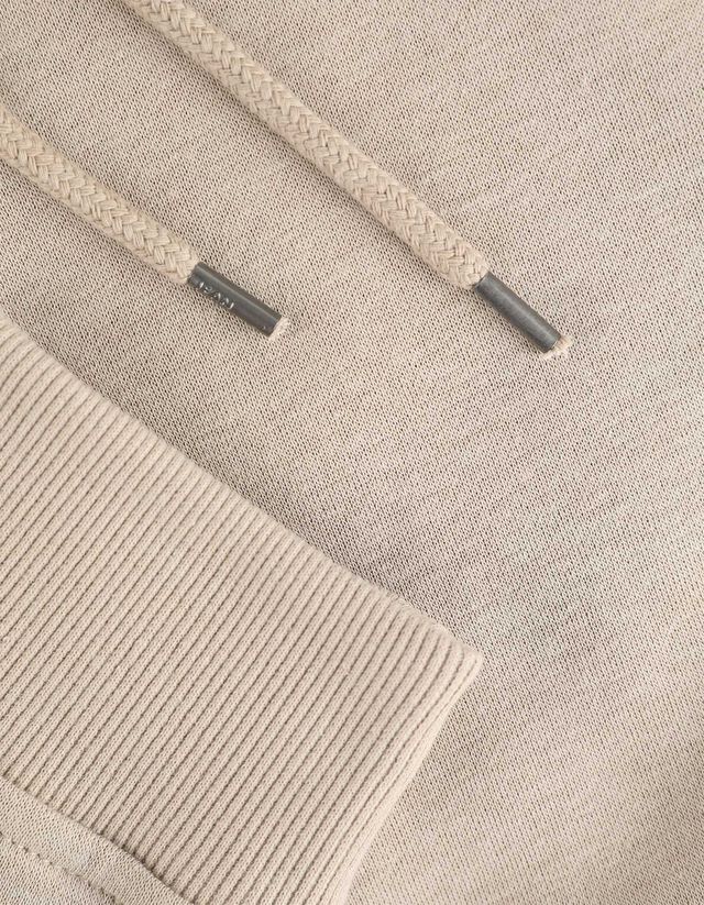 Kapucnis felső - Pamut keverék - sotetkek