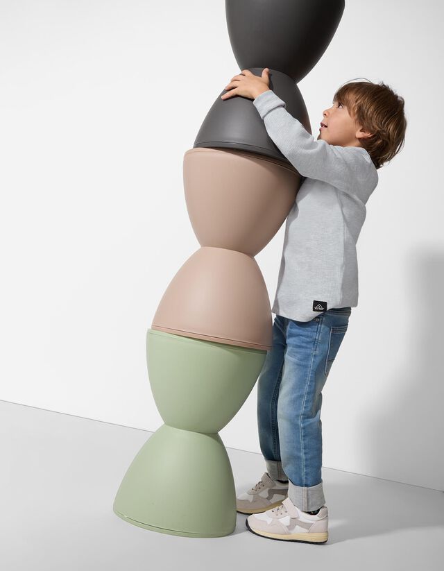 Hosszú ujjú felső - Henley nyakkivágás - sotetkek