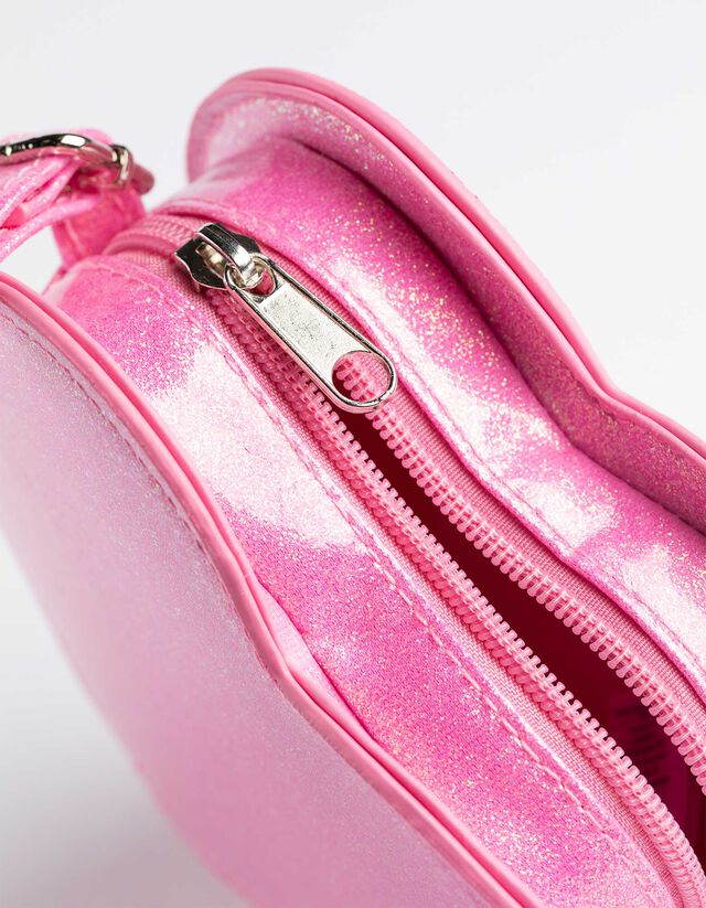 Válltáska -  Szív alakú - pink