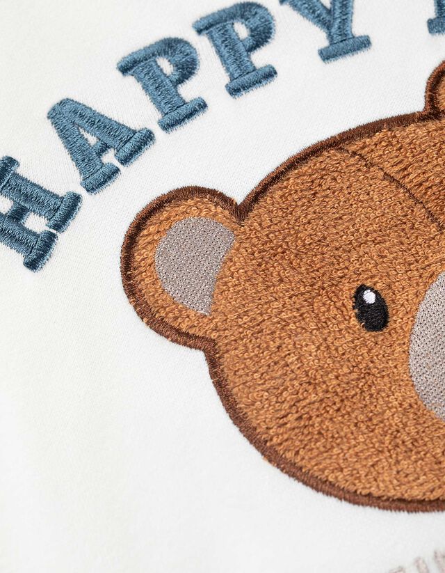 Melegítőfelső - Frotté alkalmazás - feher