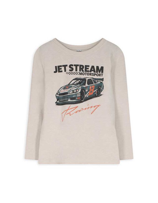 Hosszú ujjú felső - Pamut - bézs