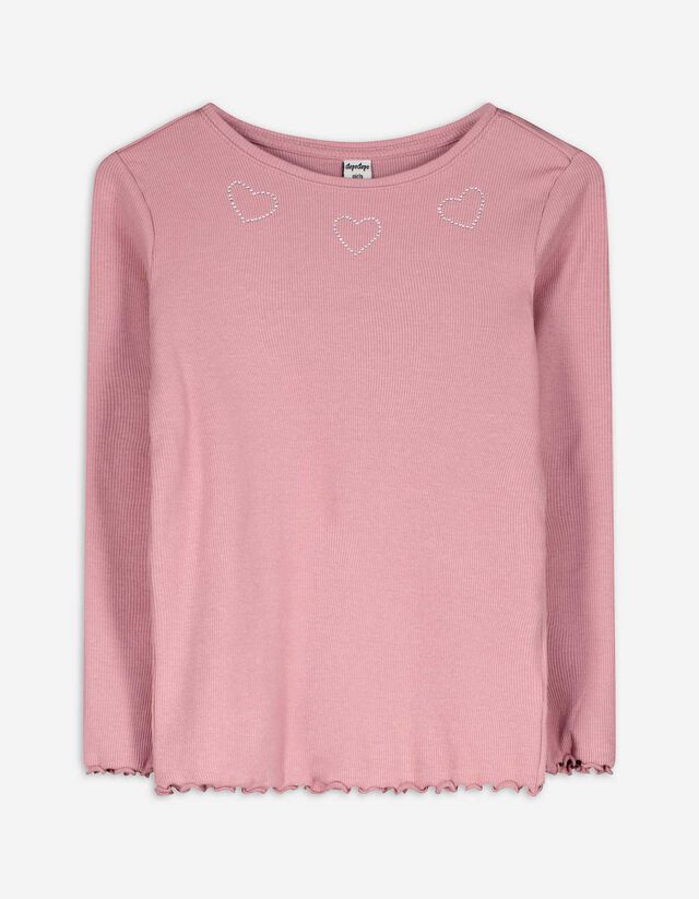 Hosszú ujjú felső - Egyszínű - lila