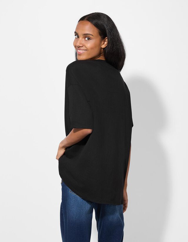 Póló - Hímzésekkel - feher