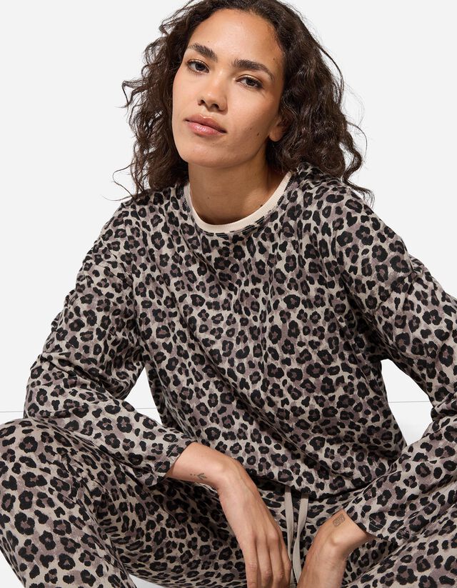 Pizsamafelső - Pamut - bézs