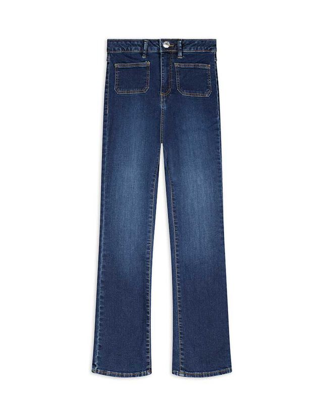 Farmernadrág - Enyhén bővülő fazon - kék