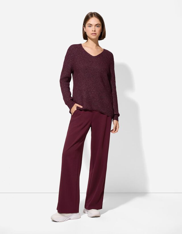 Melegítőnadrág - Széles fazon - sotetlila