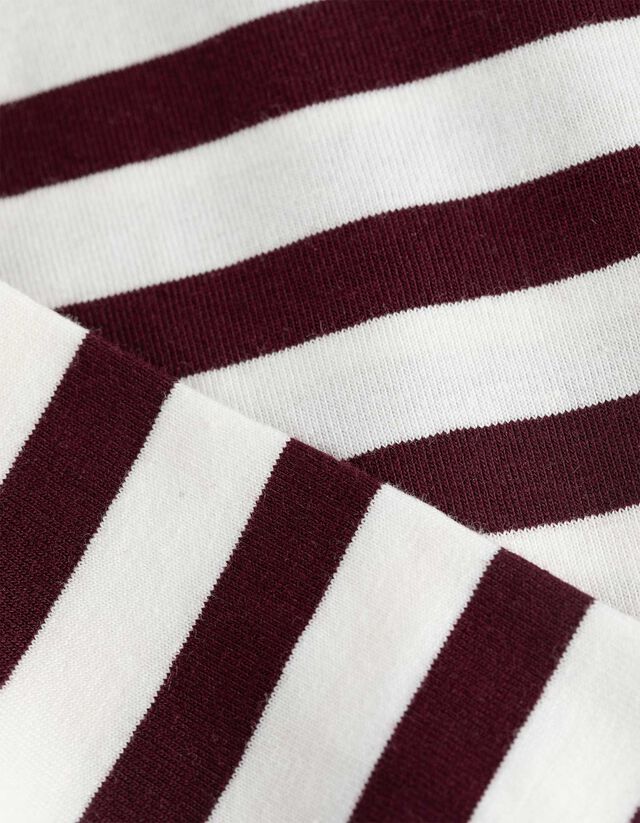 Hosszú ujjú felső - Pamut - sotetlila