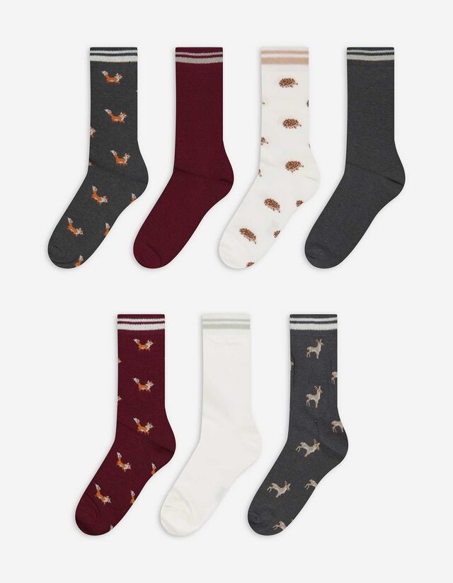 Zokni - 7 db-os csomag