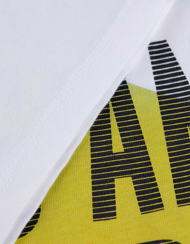 Póló - Nyomott minta - fekete