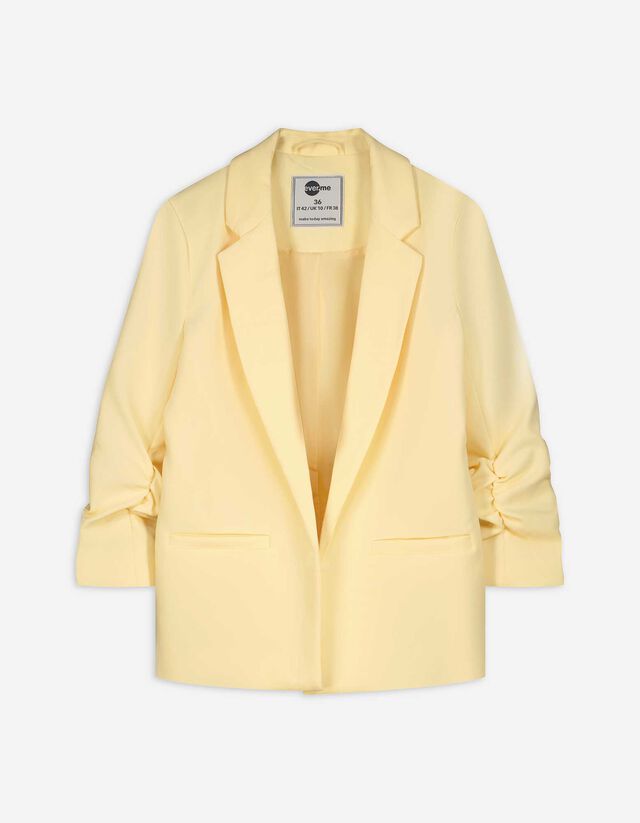 Blézer - Háromnegyedes ujjú - fekete