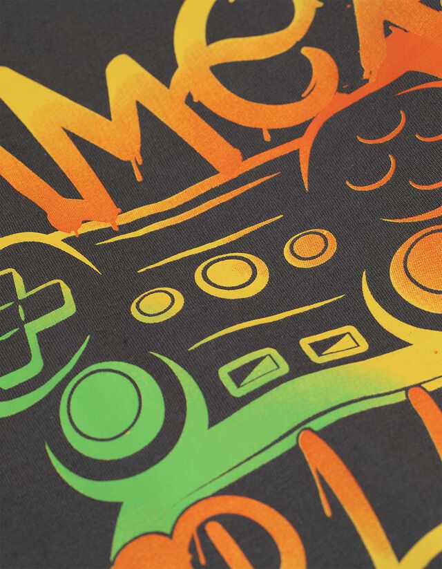 Hosszú ujjú felső - Elülső nyomtatás - bézs