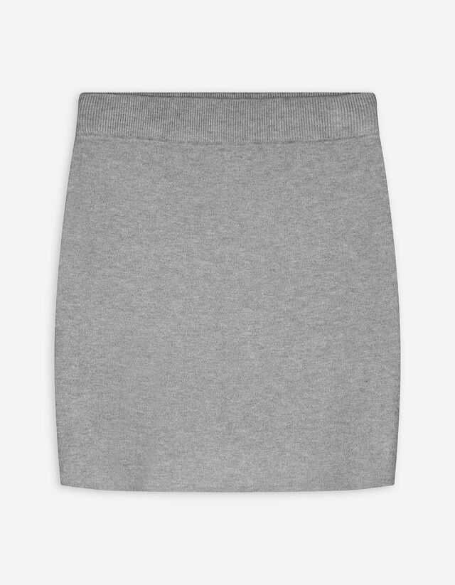 Szoknya - Viszkózkeverék - szürke