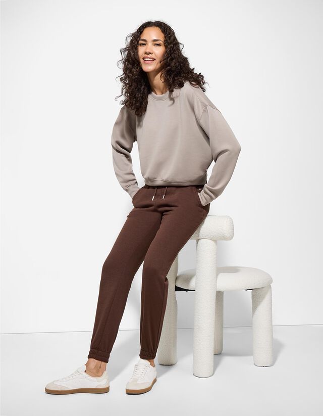 Szabadidőnadrág - Zsinóros - rozsaszin